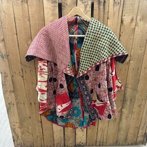 Multicolor Patchwork Women's Jacket